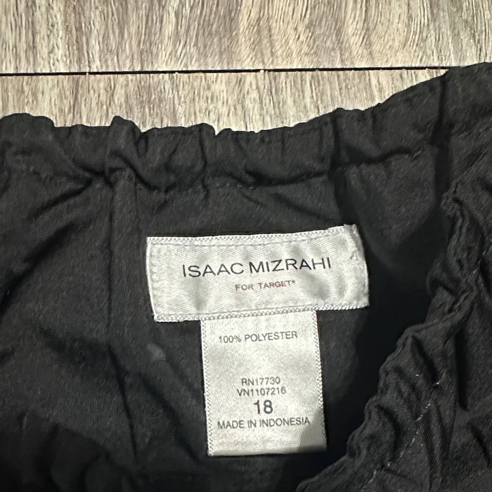 Isaac Mizrahi Black Midi Skirt